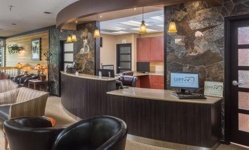 Luff Orthodontics reception area