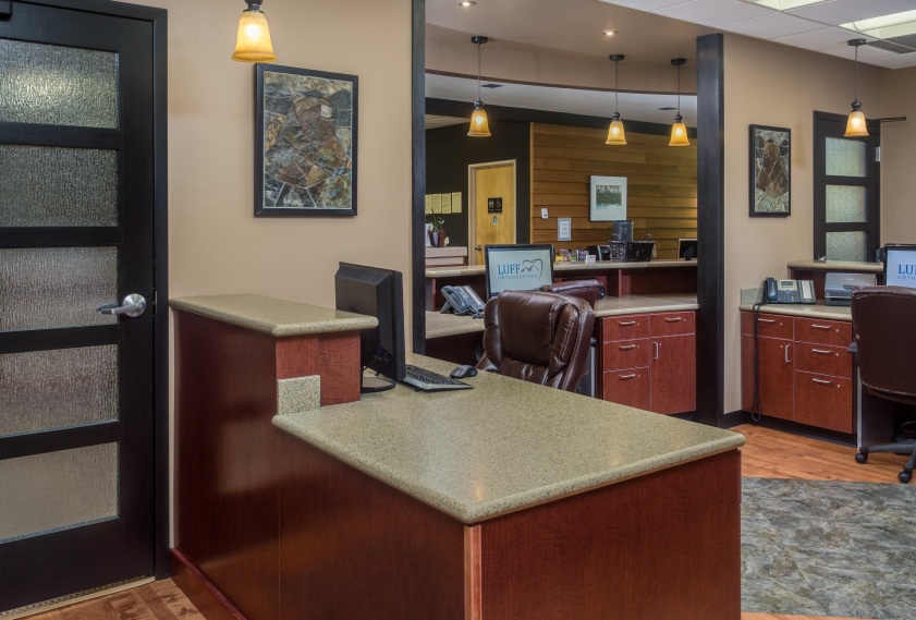Luff Orthodontics front desk
